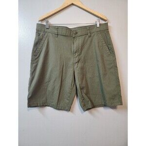 WP Weatherproof Men's Security Pocket Ripstop Utility Trail Shorts Sz 36 Green